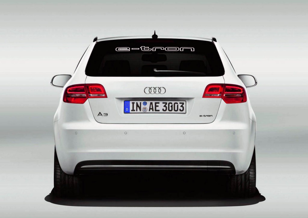 2011 Audi A3 e-tron back